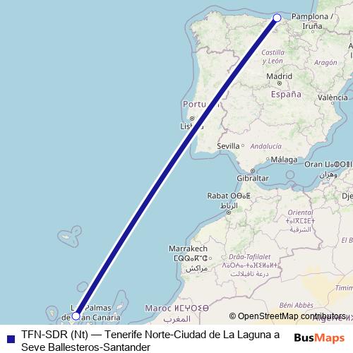 TFN-SDR (Nt) air Line Map