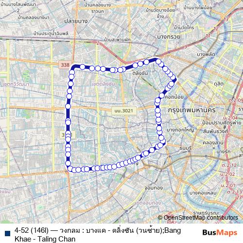 4-52 (146l) bus Line Map