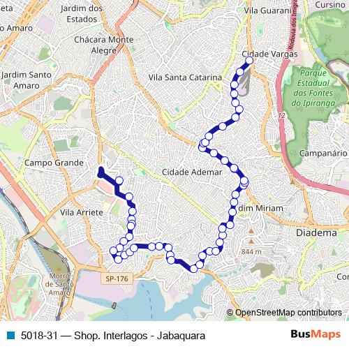 5018-31 bus Line Map