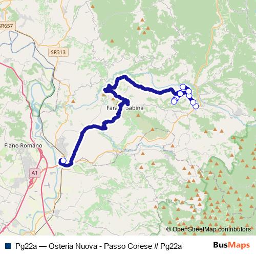 Pg22a bus Line Map