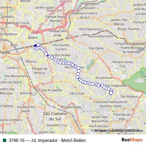 3746-10 bus Line Map