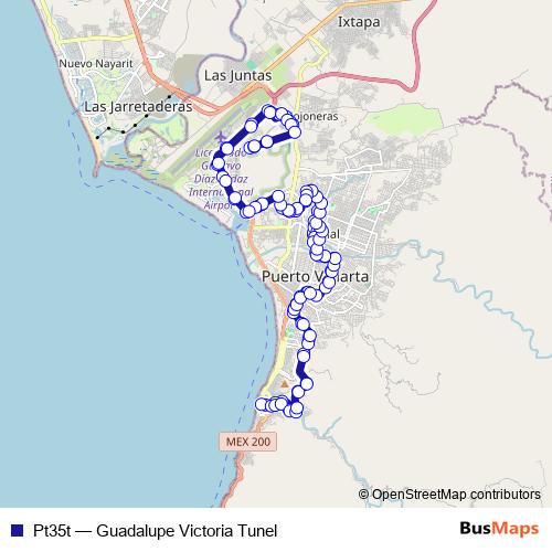 Pt35t bus Line Map