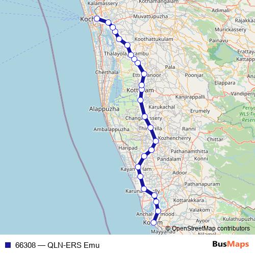 66308 rail Line Map