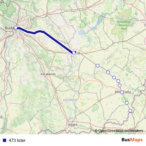 473 Ister rail Line Map