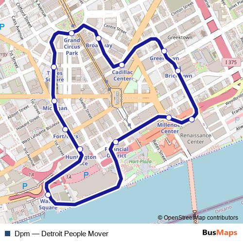 Dpm monorail Line Map
