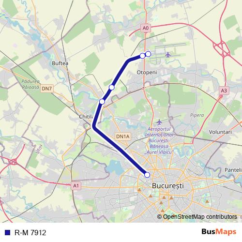 R-M 7912 rail Line Map