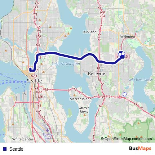 Seattle bus Line Map