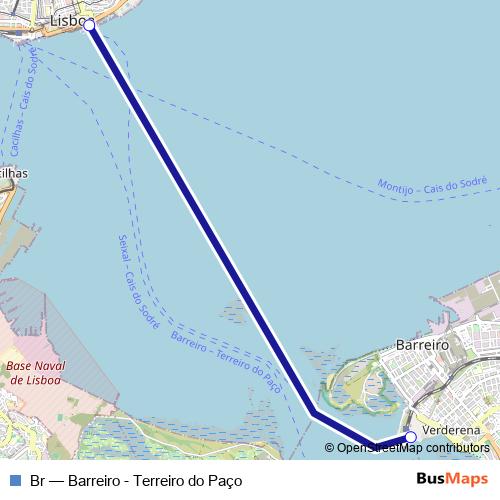 Br ferry Line Map