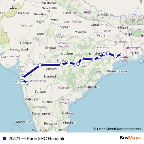 20821 rail Line Map