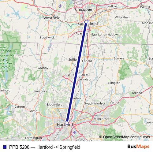 PPB 5208 bus Line Map