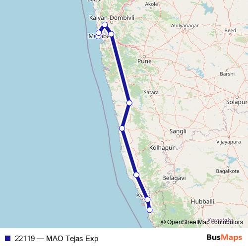 22119 rail Line Map