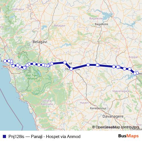 Pnj128is bus Line Map