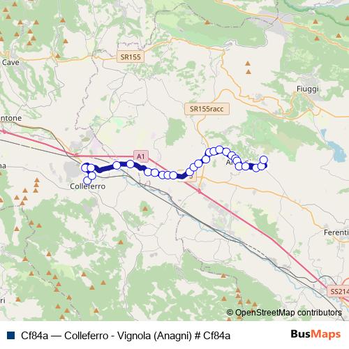 Cf84a bus Line Map