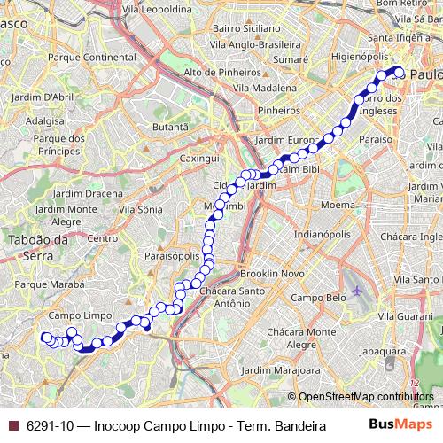 6291-10 bus Line Map