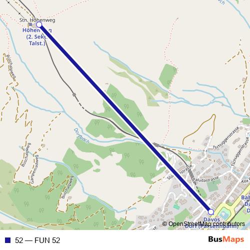 52 funicular Line Map
