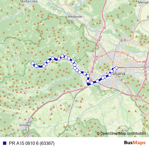 PR A15 0810 6 (63387) bus Line Map