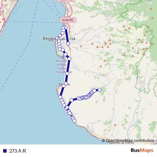 273 A R bus Line Map