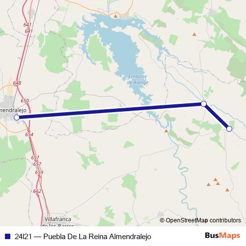 24l21 bus Line Map