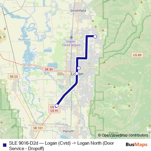 SLE 9016-D2d bus Line Map