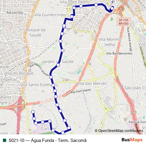 5021-10 bus Line Map