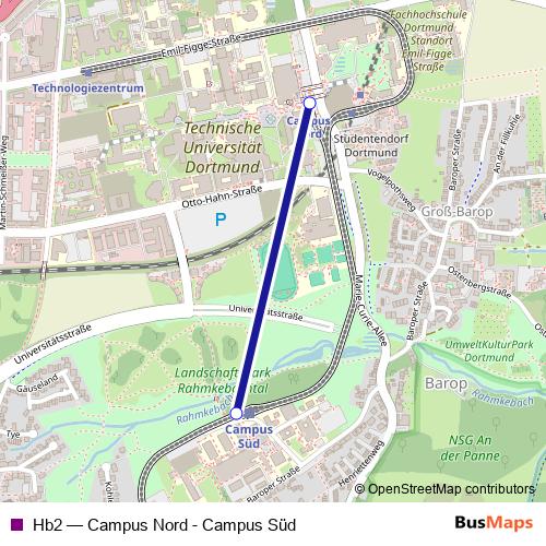Hb2 monorail Line Map