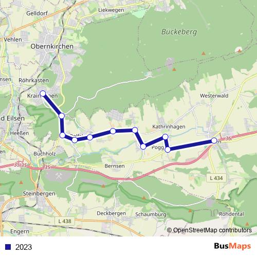 2023 bus Line Map