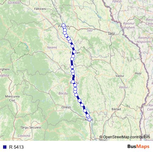 R 5413 rail Line Map