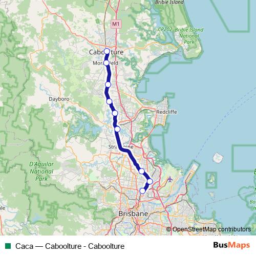 Caca rail Line Map