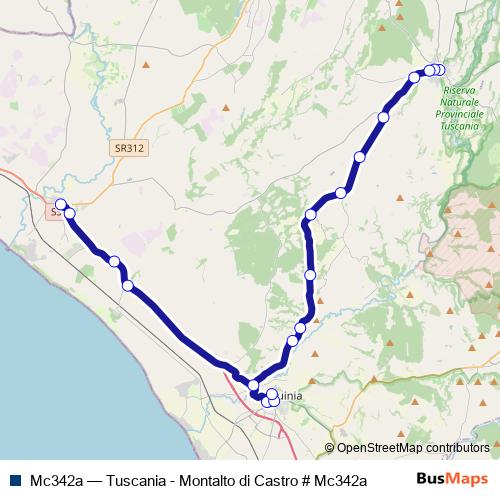 Mc342a bus Line Map