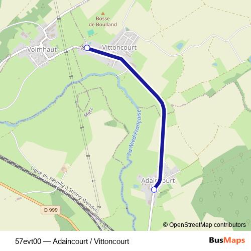 57evt00 bus Line Map