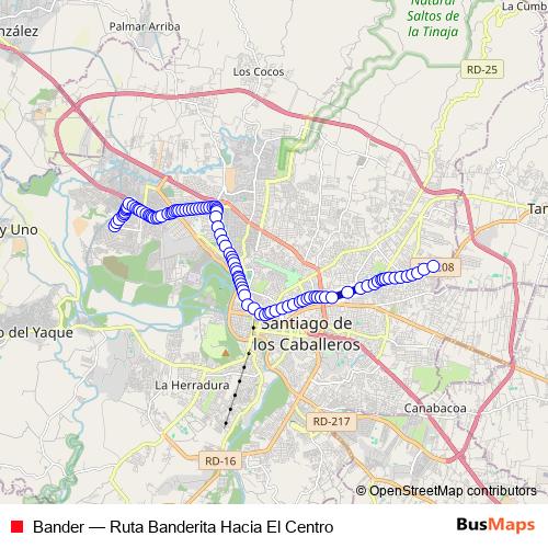Bander bus Line Map