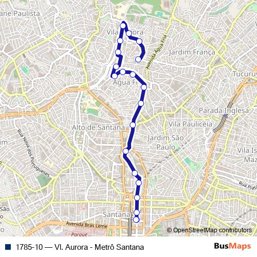 1785-10 bus Line Map