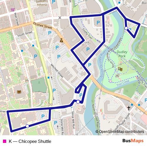 K bus Line Map