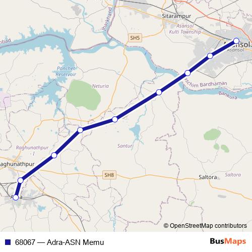 68067 rail Line Map