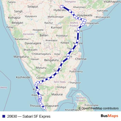 20630 rail Line Map