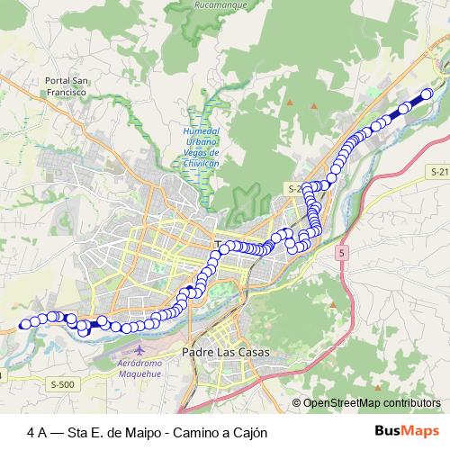 4 A bus Line Map
