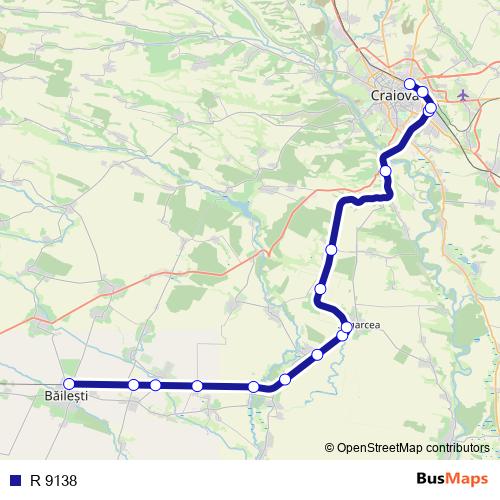 R 9138 rail Line Map