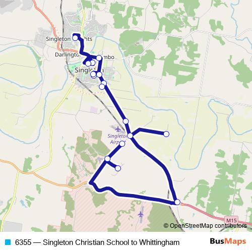 6355 bus Line Map