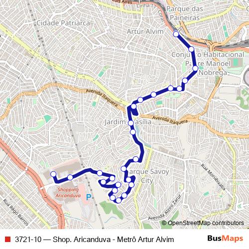 3721-10 bus Line Map