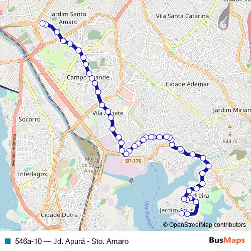 546a-10 bus Line Map