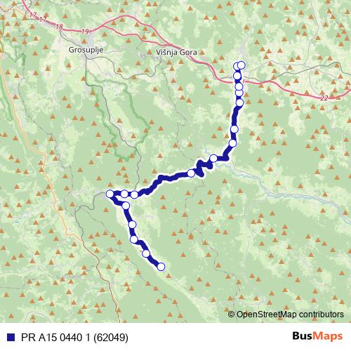 PR A15 0440 1 (62049) bus Line Map