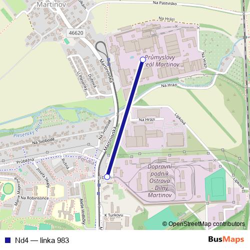 Nd4 bus Line Map