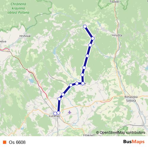 Os 6608 rail Line Map