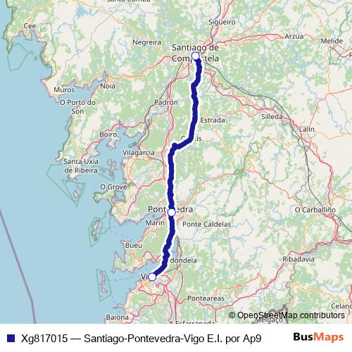 Xg817015 bus Line Map