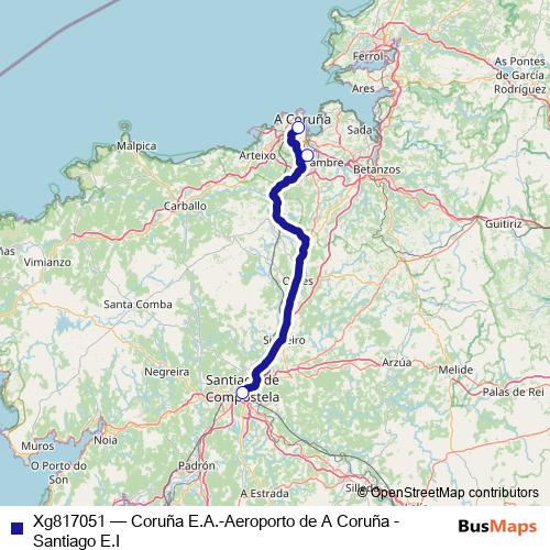 Xg817051 bus Line Map
