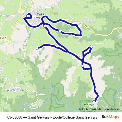 63-Ls088 bus Line Map