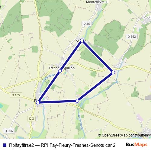 Rpifayflfrse2 bus Line Map
