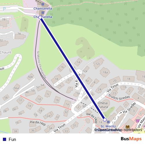 Fun funicular Line Map