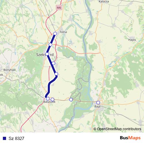 Sz 8327 rail Line Map