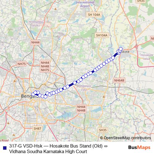 317-G VSD-Hsk bus Line Map